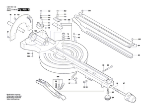 New Genuine Bosch 1609B04182 Mitre Fence