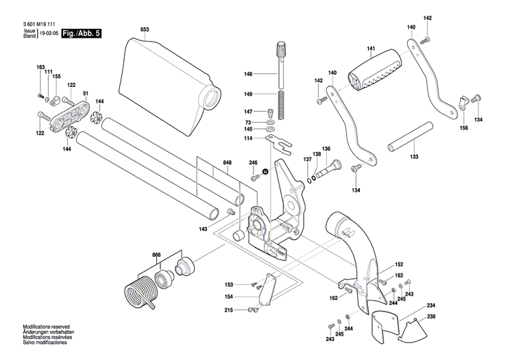 New Genuine Bosch 1609B04192 Warning Label