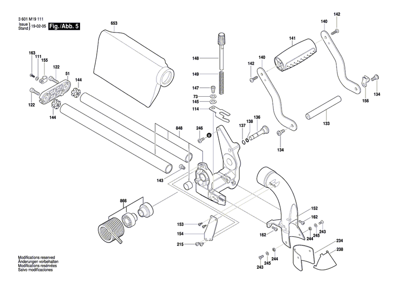 New Genuine Bosch 1609B04195 Warning Label