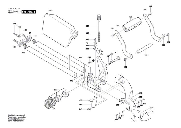 New Genuine Bosch 1609B04201 Clamping Flange