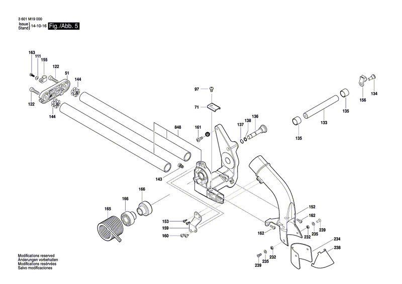 New Genuine Bosch 1609B04204 Support bracket
