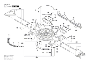 New Genuine Bosch 1609B04233 Warning Label