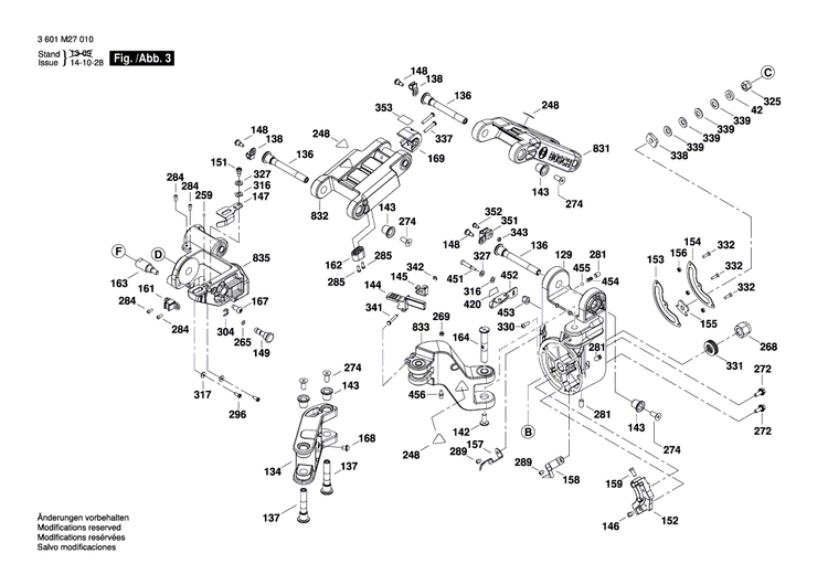 New Genuine Bosch 1609B04255 Flange
