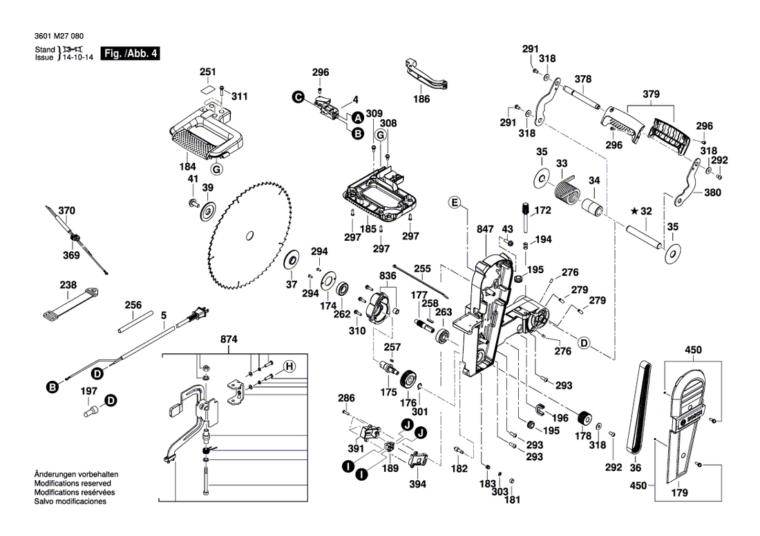 New Genuine Bosch 1609B04266 Sliding Support
