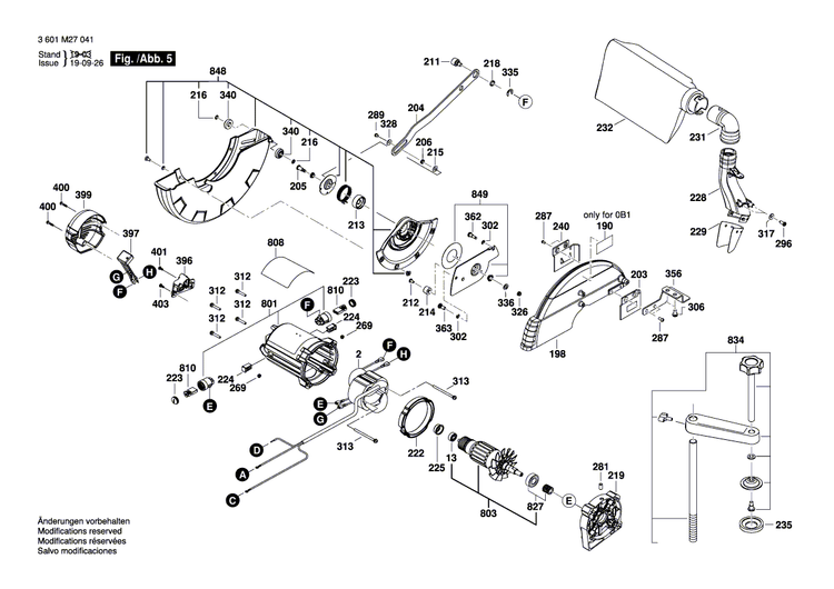 New Genuine Bosch 1609B04296 Gear