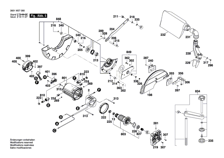 New Genuine Bosch 1609B04312 Lock Screw