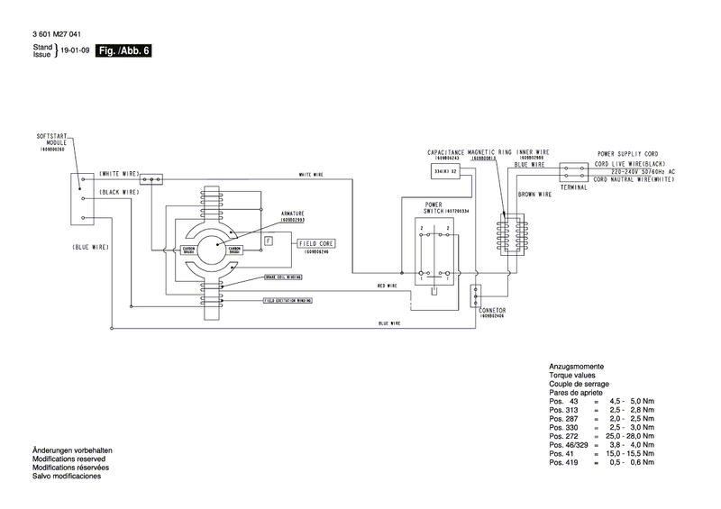 New Genuine Bosch 1609B04314 Pointer