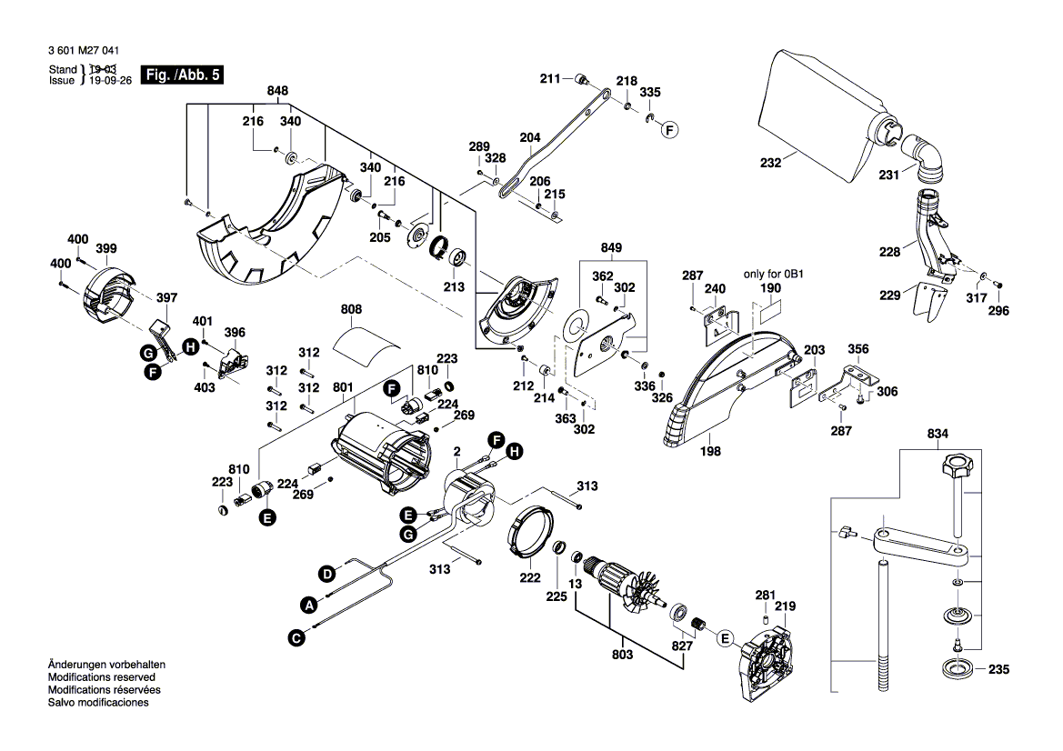 New Genuine Bosch 1609B04351 Junction Box