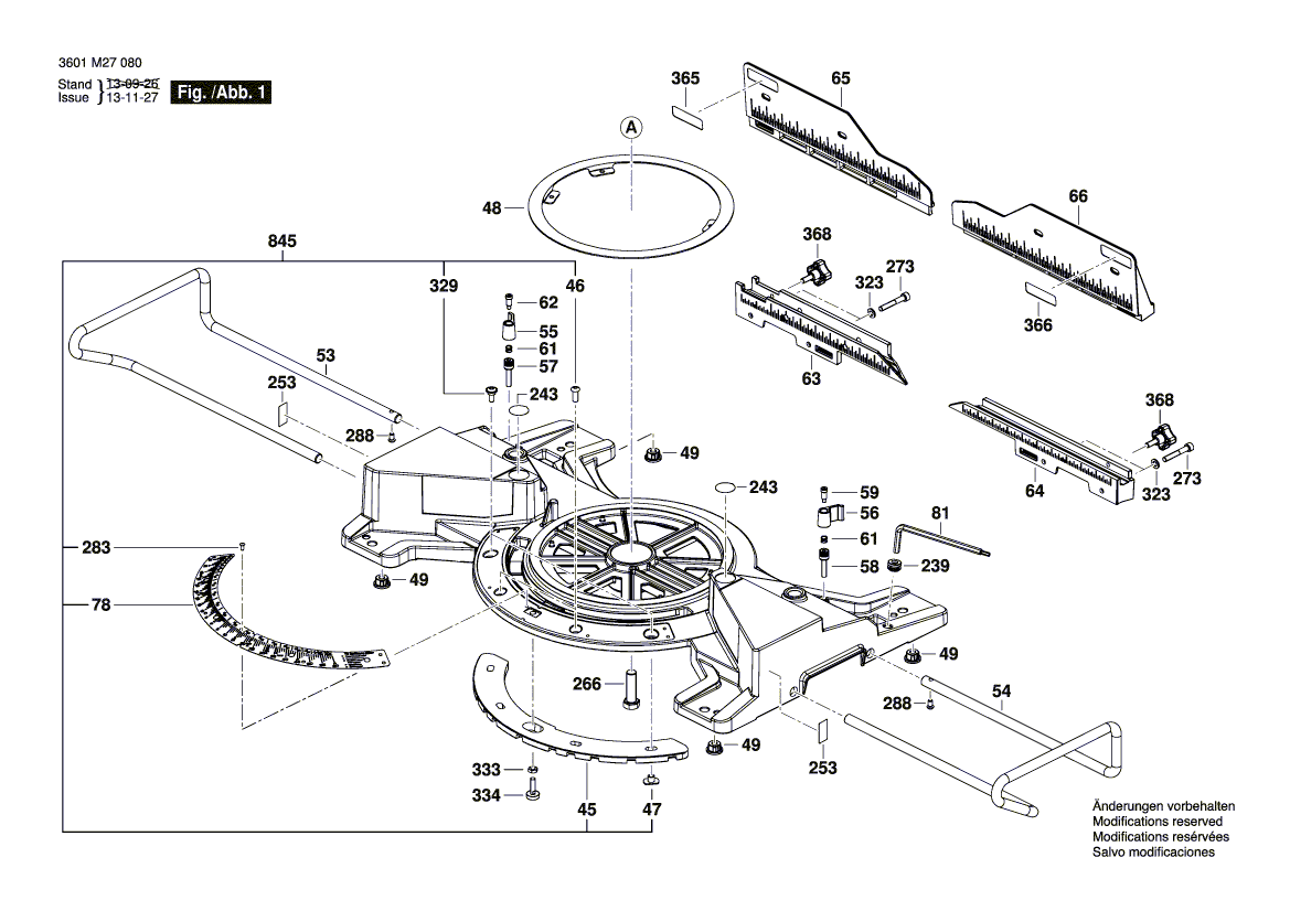 New Genuine Bosch 1609B04379 Locking Lever