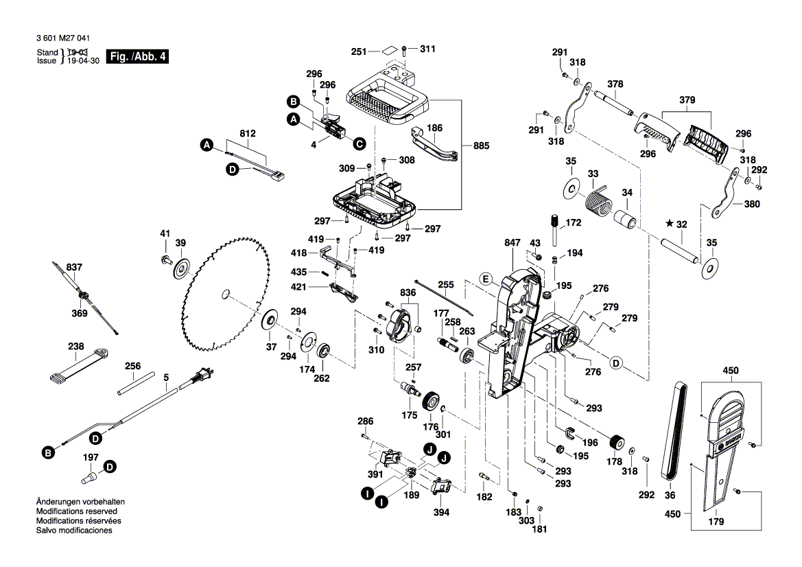 New Genuine Bosch 1609B04388 Label