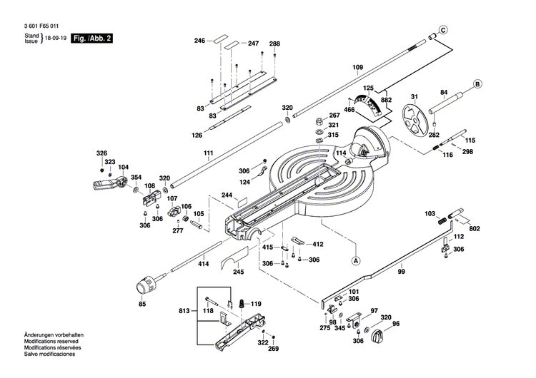 New Genuine Bosch 1609B04468 Safety Cover
