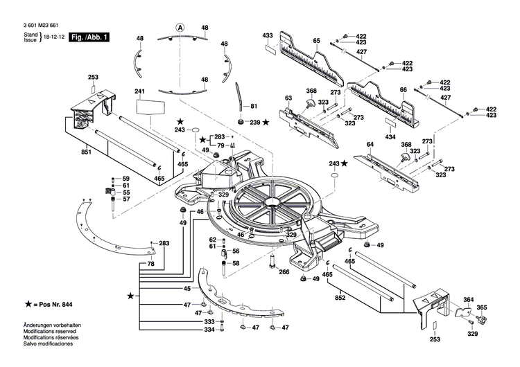 New Genuine Bosch 1609B04470 Support Plate