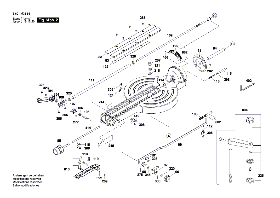 New Genuine Bosch 1609B04480 Pointer