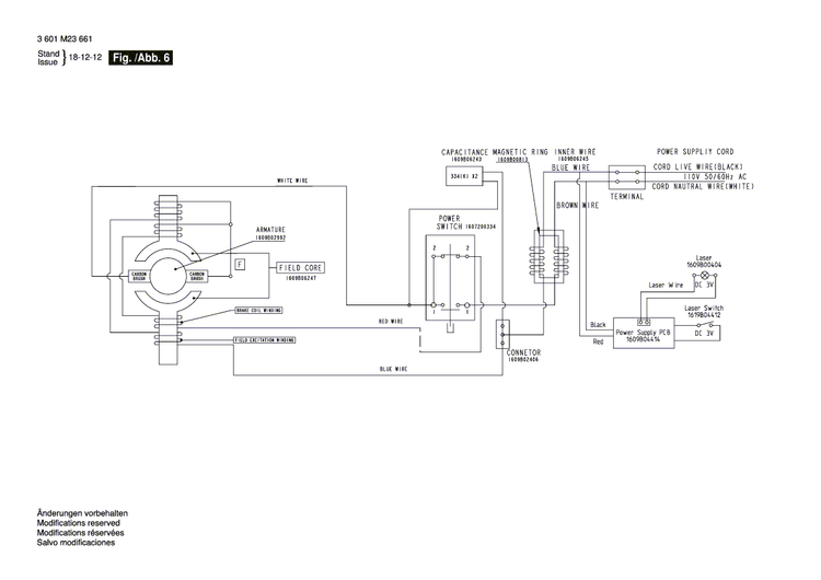 New Genuine Bosch 1609B04480 Pointer
