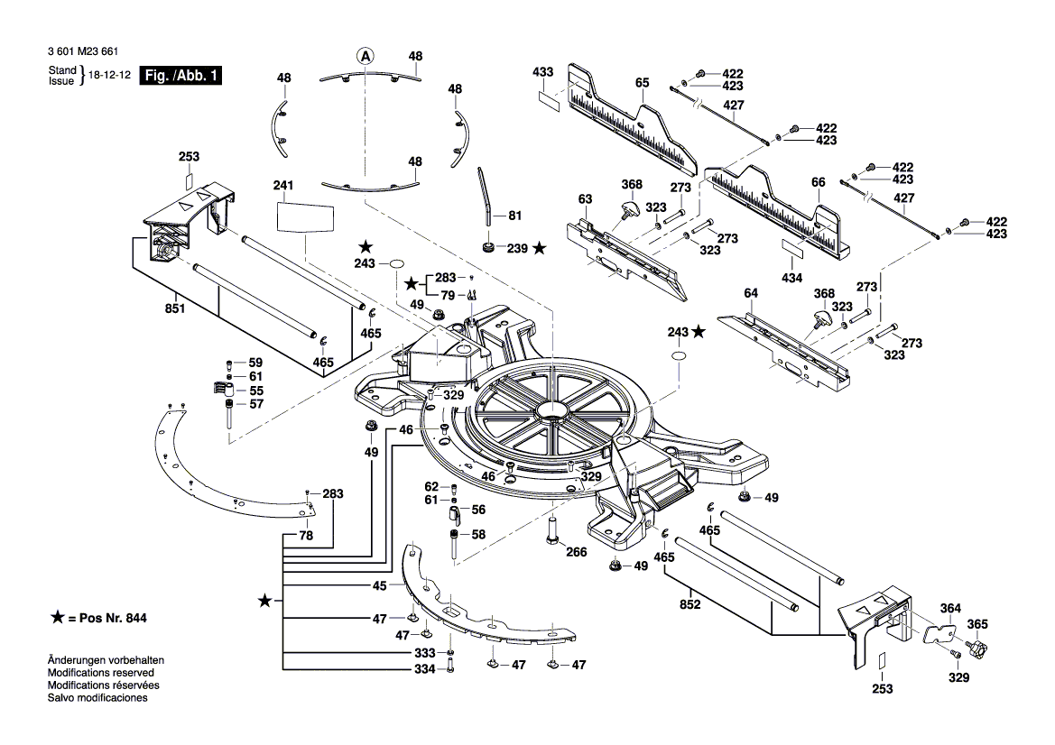 New Genuine Bosch 1609B04480 Pointer
