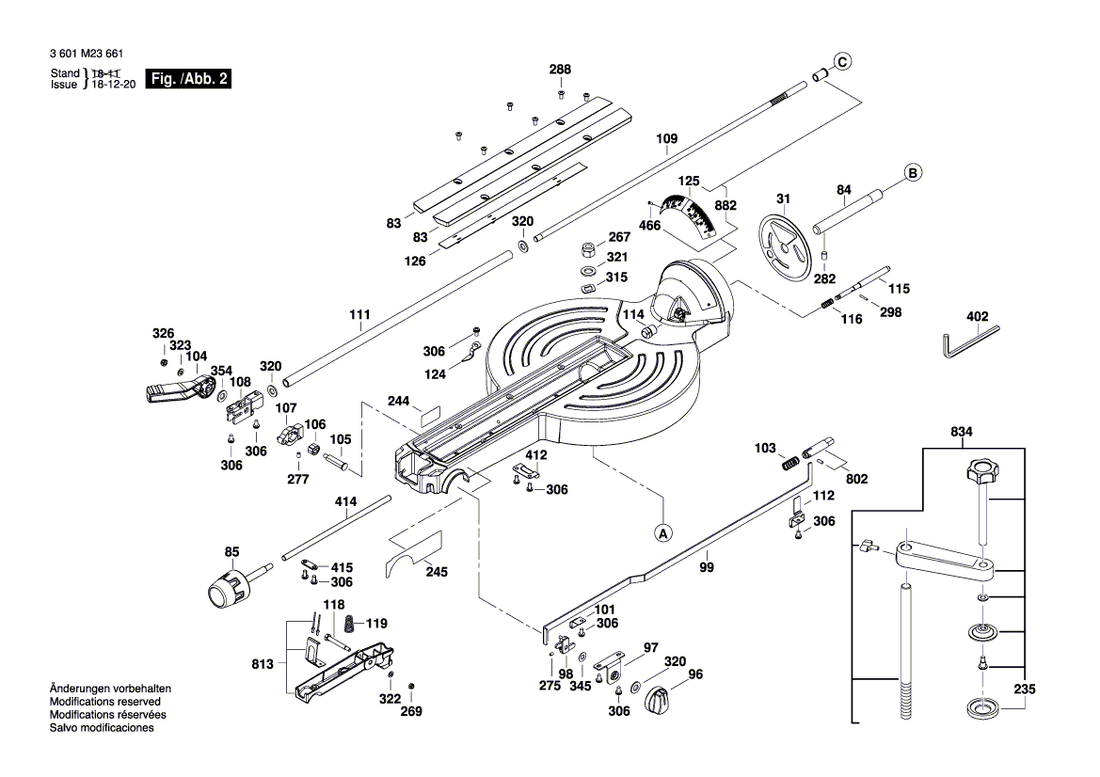 New Genuine Bosch 1609B04481 Plate