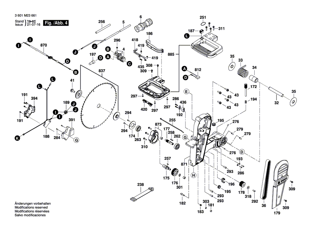New Genuine Bosch 1609B04488 Linkage