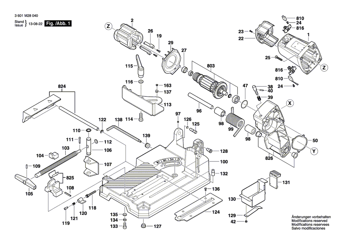 New Genuine Bosch 1609B04683 Extension Stand