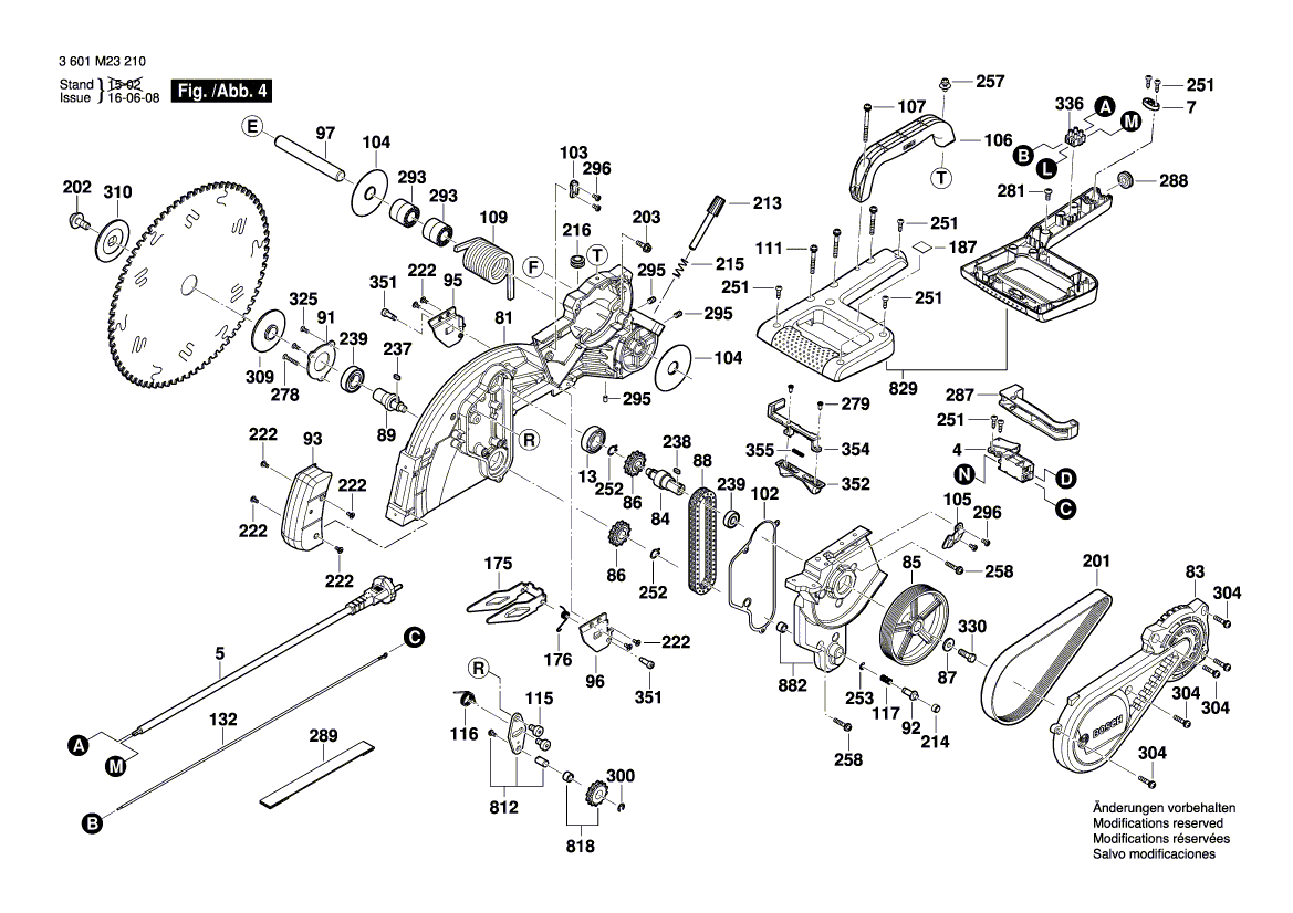 New Genuine Bosch 1609B04747 Detent