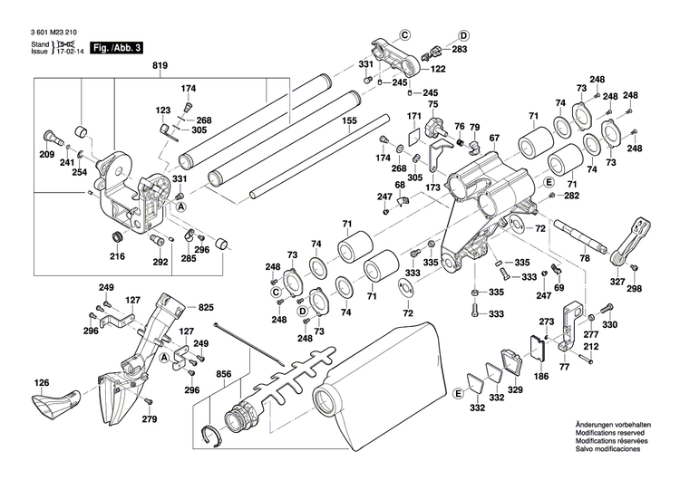 New Genuine Bosch 1609B04755 Cover