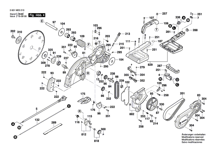 New Genuine Bosch 1609B04755 Cover