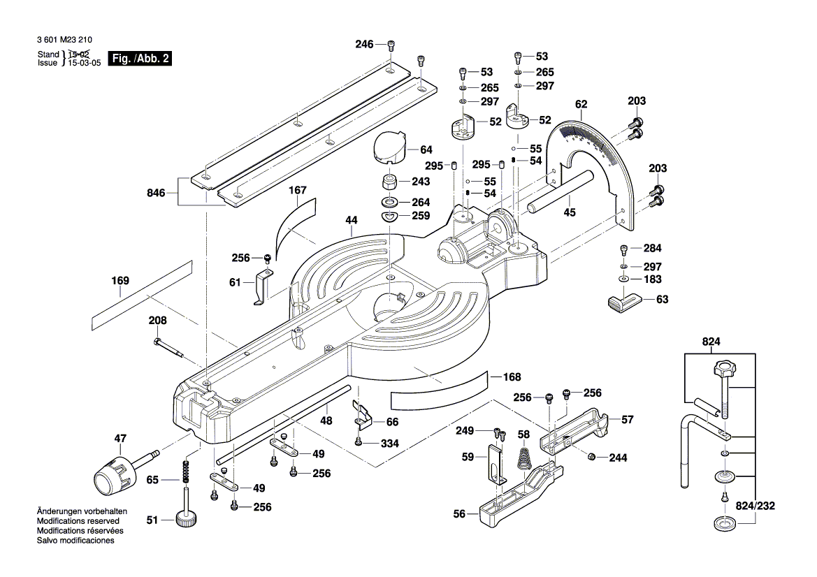 New Genuine Bosch 1609B04761 Post