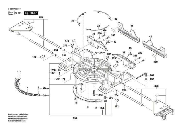 New Genuine Bosch 1609B04761 Post