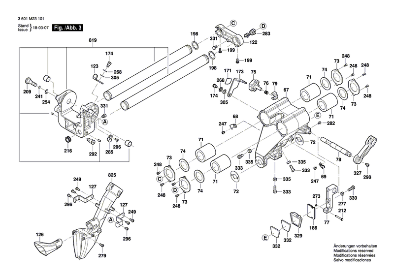 New Genuine Bosch 1609B04773 Pointer