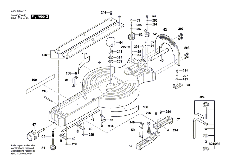 New Genuine Bosch 1609B04795 Lever Shaft