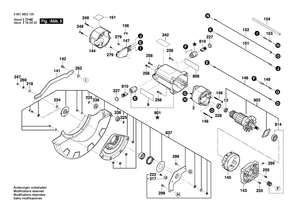 New Genuine Bosch 1609B04815 Chip Deflector