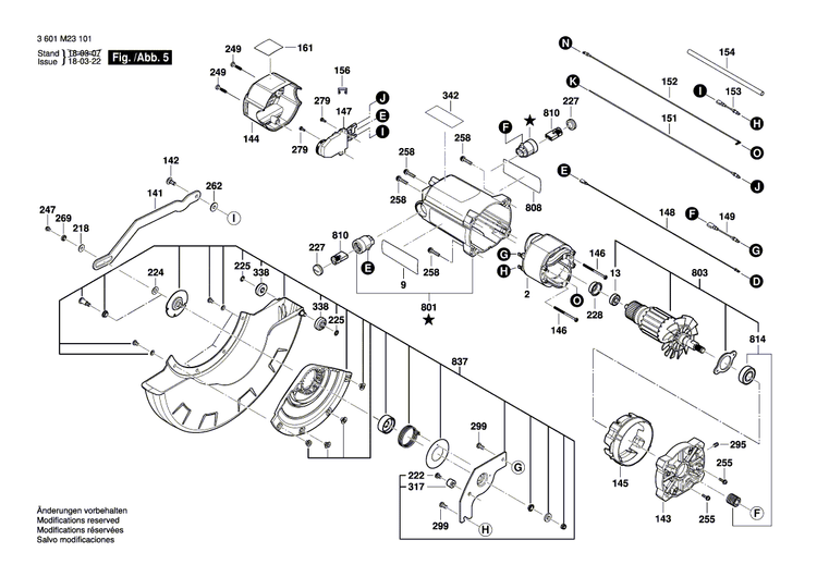 New Genuine Bosch 1609B04823 Safety Guard