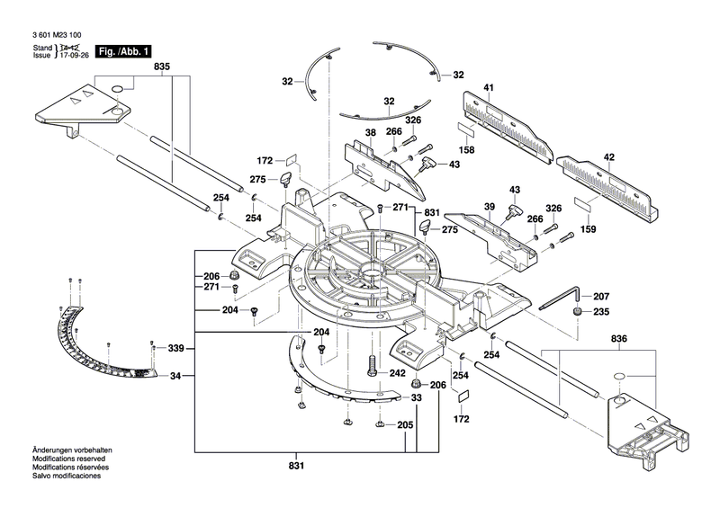 New Genuine Bosch 1609B04825 Cable Clip