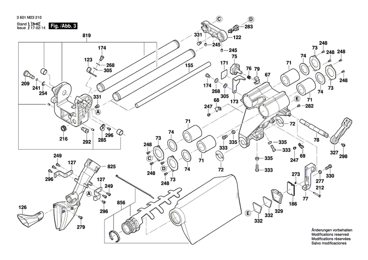 New Genuine Bosch 1609B04827 Cable Clip