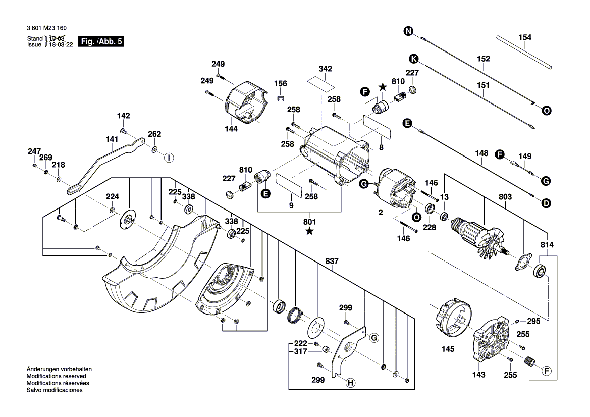 New Genuine Bosch 1609B04862 Wire
