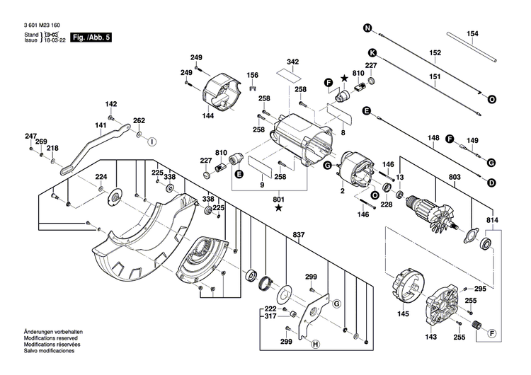 New Genuine Bosch 1609B04863 Wire
