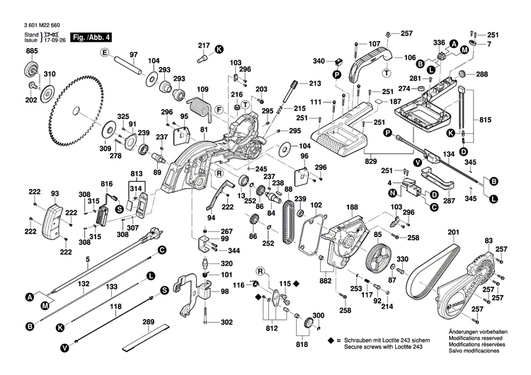 New Genuine Bosch 1609B04880 Wire