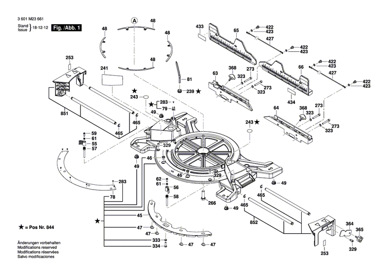 New Genuine Bosch 1609B04955 Label