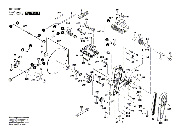 New Genuine Bosch 1609B04959 Label