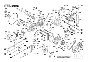 New Genuine Bosch 1609B05109 Mitre Fence