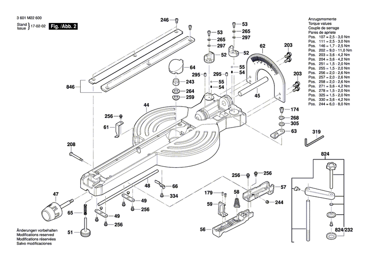 New Genuine Bosch 1609B05124 Detent