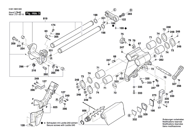New Genuine Bosch 1609B05127 Leaf Spring