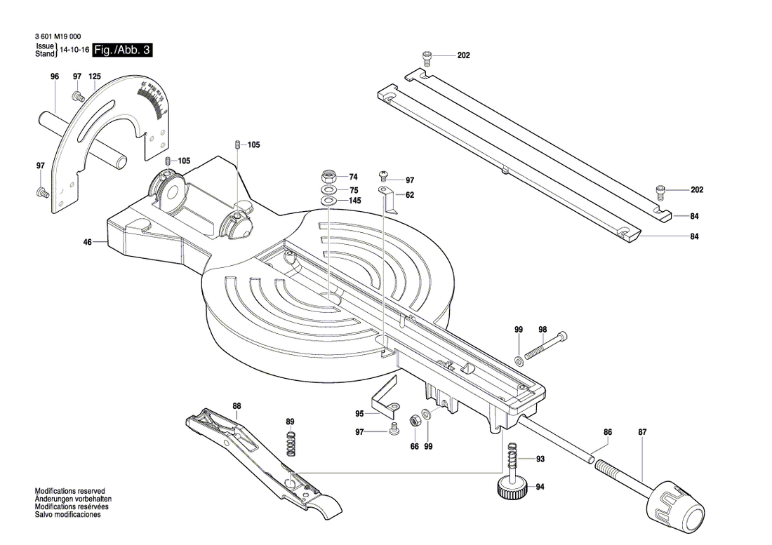 New Genuine Bosch 1609B05242 Support Plate