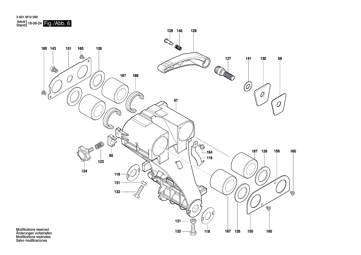 New Genuine Bosch 1609B05347 Field assembly
