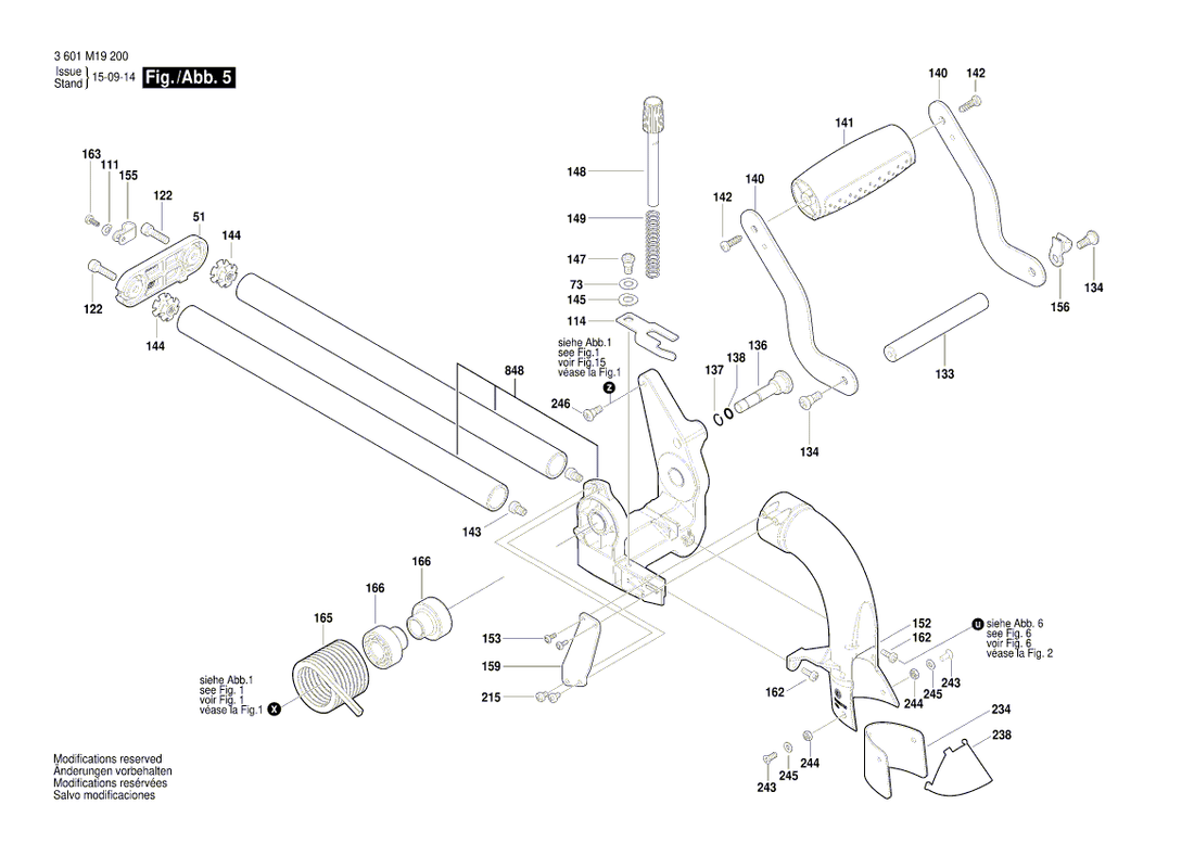 New Genuine Bosch 1609B05370 Leaf Spring