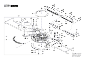 New Genuine Bosch 1609B06204 Warning Label