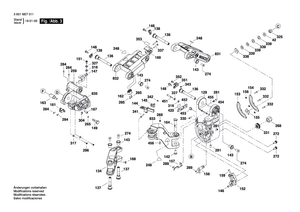 New Genuine Bosch 1609B06205 Warning Label
