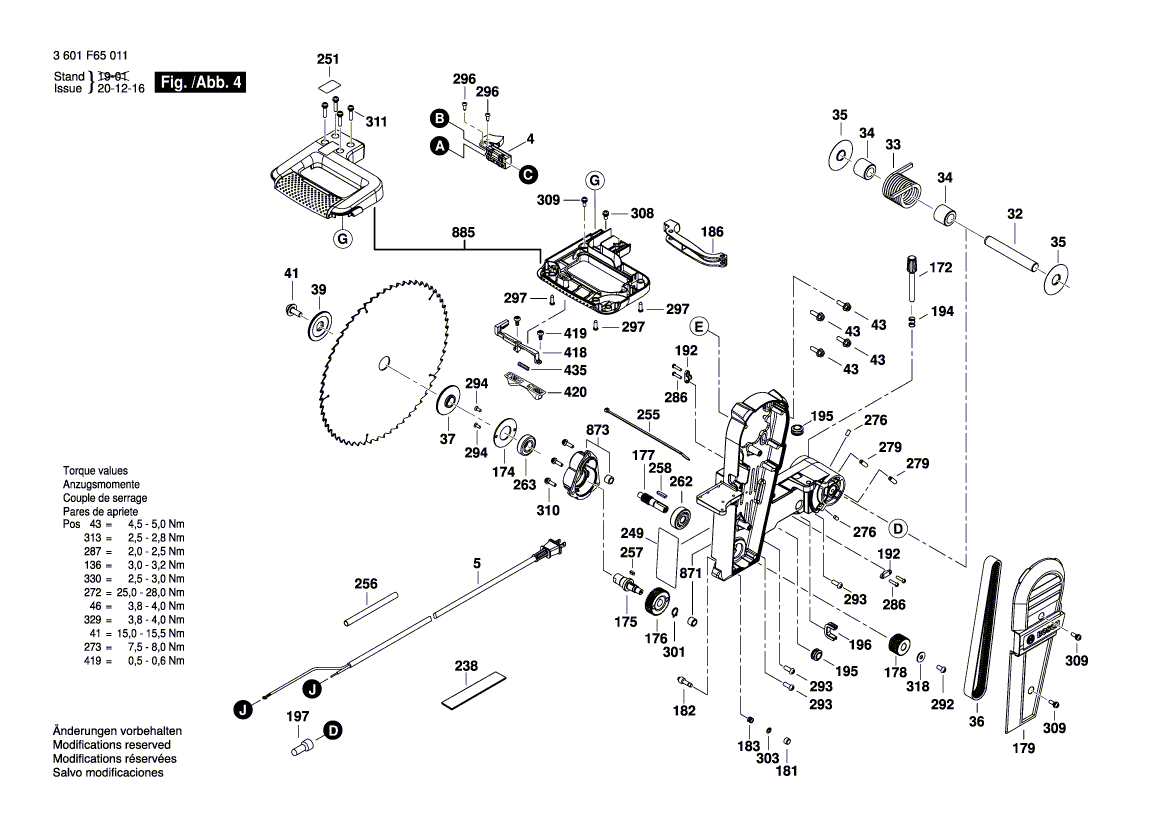 New Genuine Bosch 1609B06206 Bearing