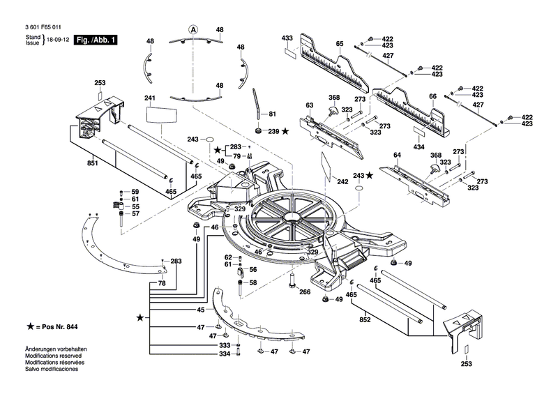 New Genuine Bosch 1609B06237 Handle