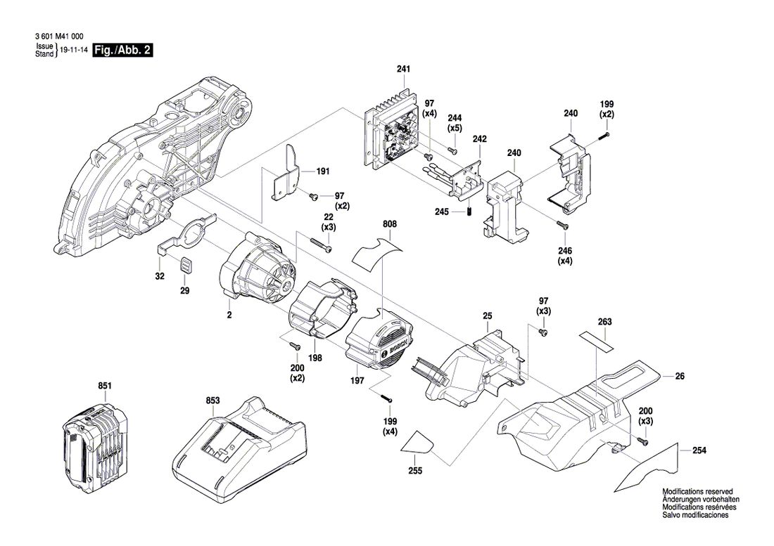 New Genuine Bosch 1609B06252 Box