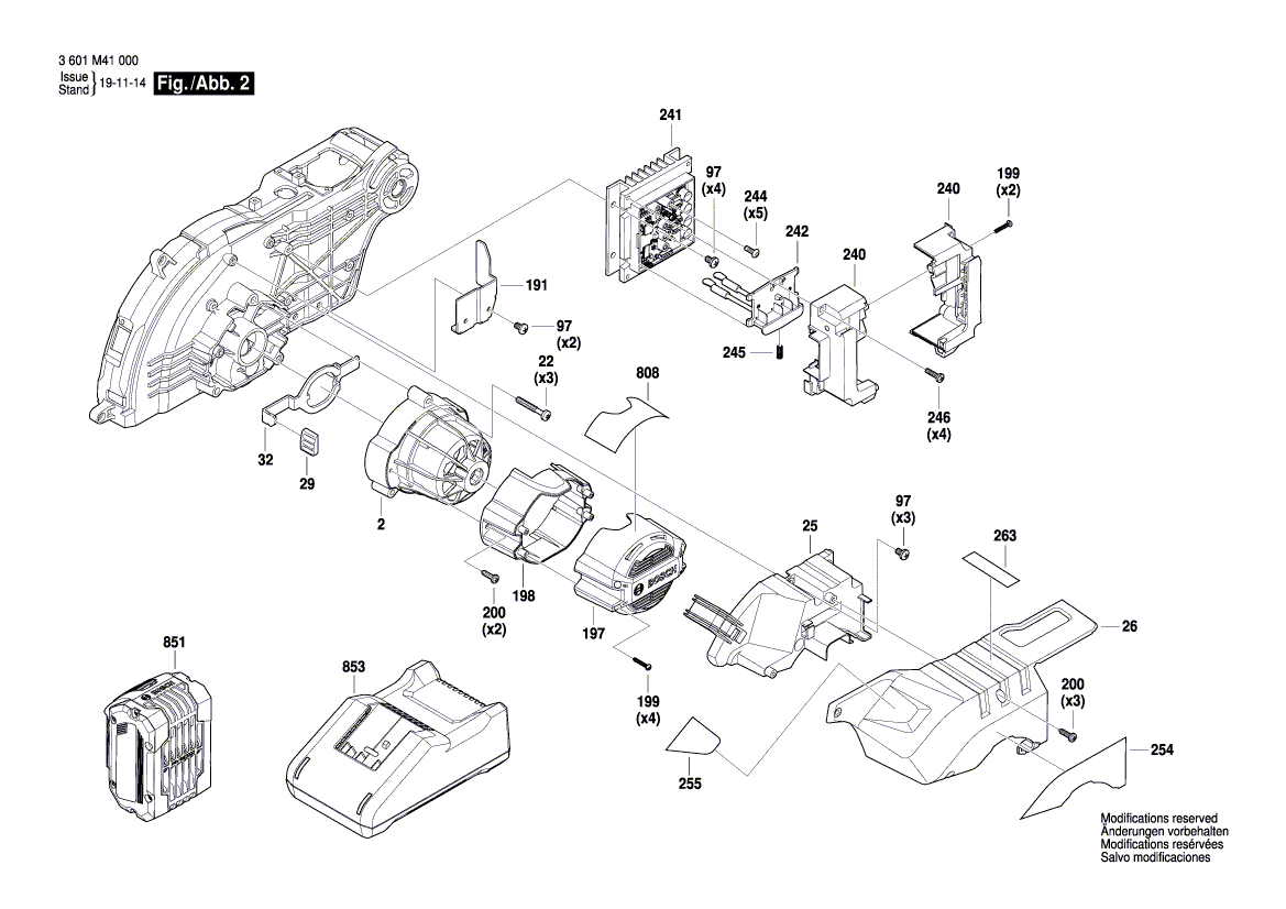 New Genuine Bosch 1609B06285 Label
